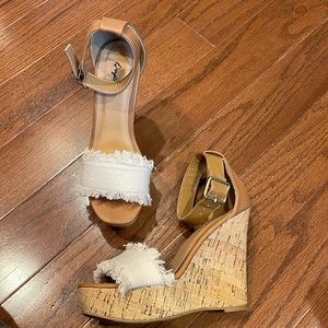 Tan wedges